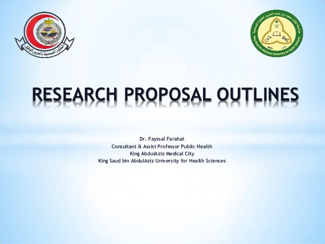 Sample research proposal on public health