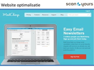 Website optimalisatie
 