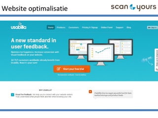 Website optimalisatie
 