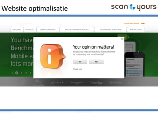 Website optimalisatie
 