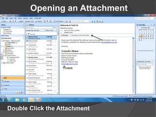 Open Attachments In Email Outlook | PPTX