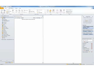 Outlook 2010  creating an email