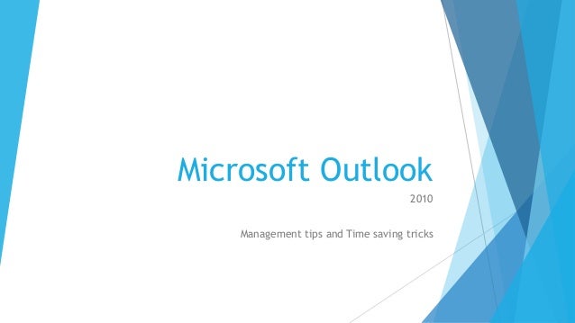using outlook for time management using outlook for time management
