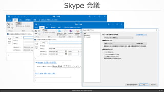 Skype 会議
Japan Office 365 Users Group p. 36
 