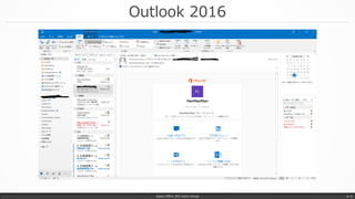 Outlook 2016
Japan Office 365 Users Group p. 6
 