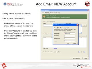 Outlook Connector Steps - Salesforce.com