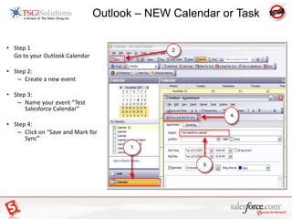 Outlook Connector Steps - Salesforce.com