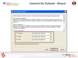 Connect for Outlook - Wizard 