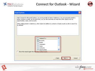 Connect for Outlook - Wizard 
