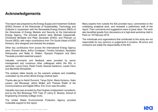 88 | Outlook for biogas and biomethane | IEA 2020. All rights reserved
Annex
Acknowledgements
This report was prepared by the Energy Supply and Investment Outlook
(ESIO) Division of the Directorate of Sustainability, Technology and
Outlooks in cooperation with the Renewable Energy Division (RED) of
the Directorate of Energy Markets and Security at the International
Energy Agency. The principal authors were Michela Cappannelli,
Christophe McGlade and Peter Zeniewski (ESIO), and Pharoah Le
Feuvre (RED), with major contributions from Tim Gould (Head of ESIO
Division), who designed and directed the analysis.
Other key contributors from across the International Energy Agency
were, Praveen Bains, Arthur Contejean, Timothy Goodson, Apostolos
Petropoulos and Molly A. Walton. Ryszard Pośpiech and Eleni
Tsoukala provided essential support.
Valuable comments and feedback were provided by senior
management and numerous other colleagues within the IEA, in
particular, Laura Cozzi, Paolo Frankl, Keisuke Sadamori, Laszlo Varro
and Mechthild Wörsdörfer.
The analysis relies heavily on the scenario analysis and modelling
undertaken by the entire World Energy Outlook team.
Thanks also go to Astrid Dumond, Tanya Dyhin, Maria Kyriacou, Katie
Lazaro, Jad Mouawad, Jethro Mullen and Therese Walsh of the
Communications and Digital Office. Erin Crum was the editor.
Valuable input was provided by Paul Hughes (independent consultant),
and by the IEA Bioenergy TCP Task 37 (Jerry D. Murphy, School of
Engineering University College Cork).
The United States Environmental Protection Agency provided
invaluable support to this report.
Many experts from outside the IEA provided input, commented on the
underlying analytical work, and reviewed a preliminary draft of the
report. Their comments and suggestions were of great value. The work
also benefited greatly from discussions at a high-level workshop held in
Paris on 19 February 2019.
The individuals and organisations that contributed to this study are not
responsible for any opinions or judgements it contains. All errors and
omissions are solely the responsibility of the IEA.
 