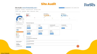 Site Audit
Amey Khebade
 