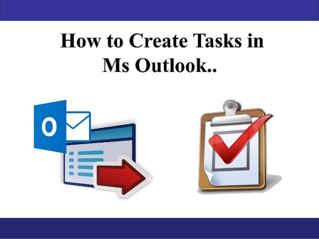 How to Create Tasks in MS Outlook?