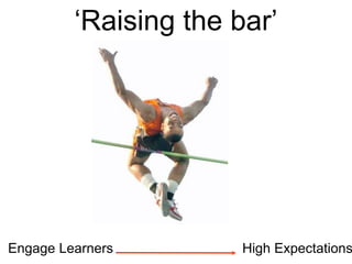 ‘Raising the bar’
High ExpectationsEngage Learners
 