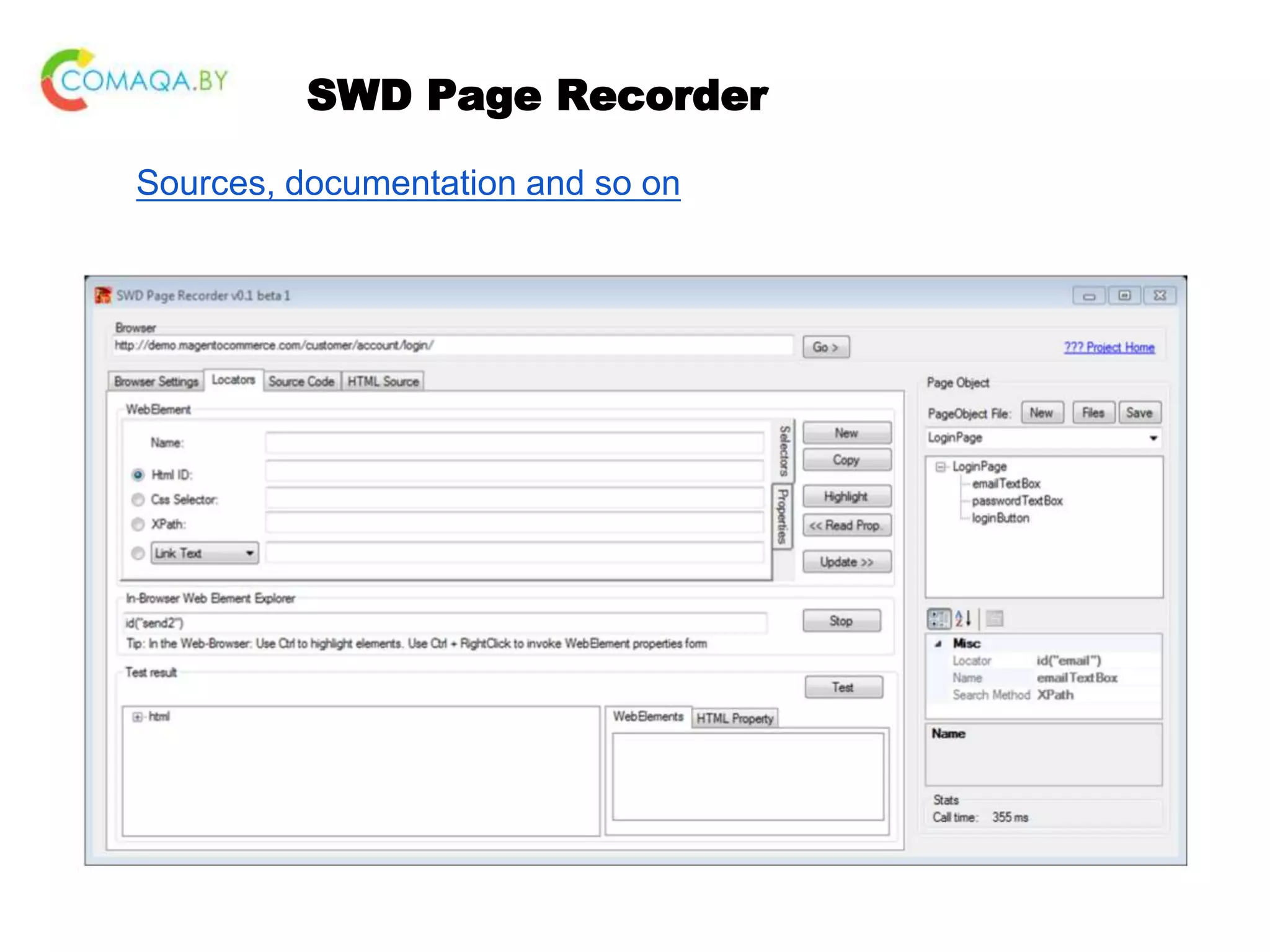 SWD Page Recorder Sources, documentation and so on 