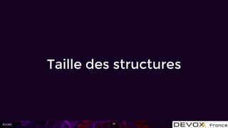 #OOME
Taille des structures
14
 
