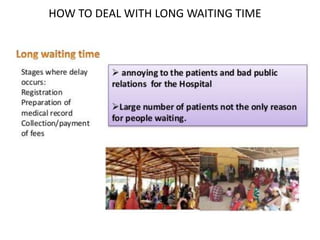 HOW TO DEAL WITH LONG WAITING TIME
 