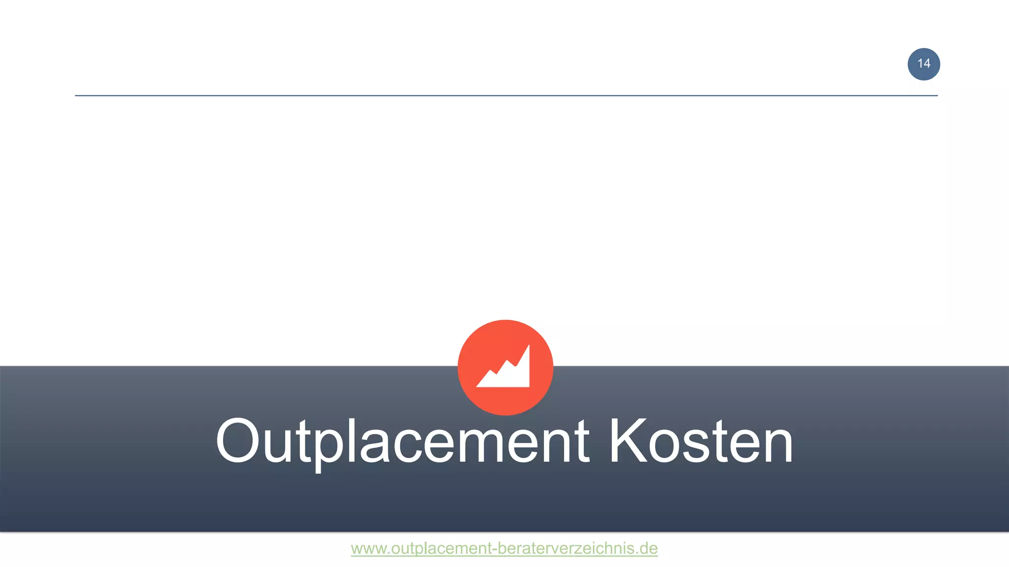 www.outplacement-beraterverzeichnis.de
Outplacement Kosten
14
 