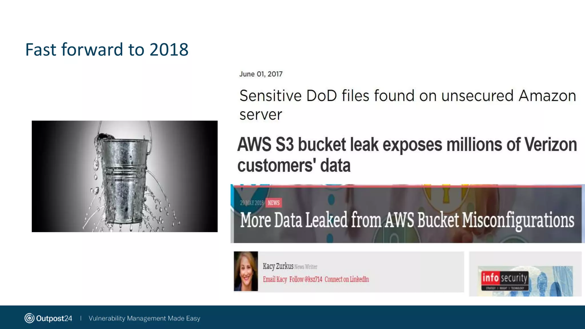 Fast forward to 2018
 