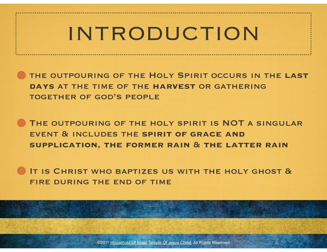 Outpouring of the Holy Spirit | PDF | Christianity | Religion ...