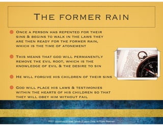 Outpouring of the Holy Spirit | PDF
