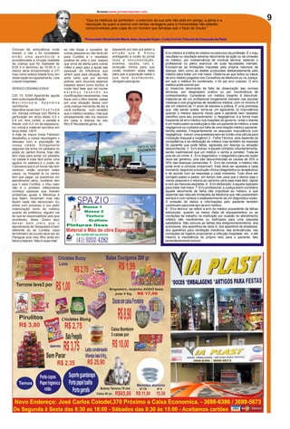 Acesse:www.jornaloreporter.com

                                                         “Que os médicos se confortem: o exercício de sua arte não está em perigo; a glória e a                                                   9
                                                         reputação de quem a exerce com tantas vantagens para a Humanidade não estarão
                                                         comprometidas pela culpa de um homem que falhasse sob o título de Doutor.”


                                                        Procurador Geral André Marie Jean-Jacques Dupin, Corte Civil do Tribunal de Cassação de Paris


Clínicas de ambulância onde            se não fosse o conselho de                passando por isso pra saber a
tiraram o raio x foi constatado        outras pessoas eu não teria ido           aflição que é. Estou                    Erro médico é a falha do médico no exercício da profissão. É o mau
então uma apendicite e                 para Curitiba e o resultado               entregando a vocês do jornal            resultado ou resultado adverso decorrente da ação ou da omissão
providenciada a cirurgia imediata      poderia ter sido o pior, espero           toda a documentação,                    do médico, por inobservância de conduta técnica, estando o
da criança que foi realizada às        que sirva de alerta para outras           exames, laudos, raio x,                 profissional no pleno exercício de suas faculdades mentais.
9:05 h e terminou às 10:55 h, o        mães e peço aqui a ajuda das              evolução clínica para que               Excluem-se as limitações impostas pela própria natureza da
menor seria encaminhado a UTI          pessoas de influência que                 vocês mostrem estes fatos               doença, bem como as lesões produzidas deliberadamente pelo
mas como estava lotada ficou em        olhem para esta situação, não             para que a população saiba o            médico para tratar um mal maior. Observa-se que todos os casos
observação em apartamento. Leia        acho certo que por sermos                 que está acontecendo,                   de erro médico julgados nos Conselhos de Medicina ou na Justiça,
o laudo hospitalar:                    pobres, sem recursos sejamos              obrigado pela ajuda.                    em que o médico foi condenado, o foi por erro culposo. O erro
                                       tratados assim como bichos, é                                                     médico pode ocorrer por:
SERGIO OSSAMU IOSHII                   muito fácil falar que vai mudar                                                   a) Imperícia decorrente da falta de observação das normas
                                       estamos fazendo as                                                                técnicas, por despreparo prático ou por insuficiência de
CID 10: K359 Apendicite aguda          modificações necessárias, mas                                                     conhecimentos. Considerar um médico imperito é discutível,
sem outra especificação.               fique com o filho doente, passe                                                   tratando-se de um profissional longamente treinado nas escolas
Macroscopia; Apendice                  por uma situação dessa com                                                        médicas e nos programas de residência médica, com no mínimo 8
vermiforme                             uma criança morrendo de dor e                                                     até um máximo de 11 anos de estudos e prática. É uma premissa
Apendice cecal com 7,0 x 0,7 x 0,6     você confiando num remédio                                                        que, não sendo aceita, torna-se um agravante; b) Imprudência
cm. Serosa vinhosa com fibrina e       que o médico receitou, mas que                                                    quando o médico assume riscos para o paciente sem respaldo
perfuração em terço distal, 0,5 x      simplesmente não iria resolver                                                    científico para seu procedimento; c) Negligência, é a forma mais
0,4 cm. Aos cortes, a parede e         em nada a doença do seu                                                           freqüente de erro médico nos hospitais do governo, onde o doente
friavel, com 0,2 cm de espessura,      filho.É Revoltante gente, só                                                      é um matriculado na instituição e não um paciente do médico, e este
luz virtual e material necrótico em                                                                                      negligencia os cuidados por falta de uma relação médico-paciente-
terço distal. 1/6 PI.                                                                                                    familia estreita. Freqüentemente se associam imprudência com
A mãe do menor Eeda Palharim                                                                                             negligência - induzir uma anestesia sem ter à mão uma cânula para
desabafou a nossa reportagem o                                                                                           intubação traqueal e oxigênio! 2 - Falha Técnica: esta depende da
descaso com a população de                                                                                               competência e da dedicação do médico mas também da resposta
nossa cidade. Antigamente                                                                                                do paciente que pode falhar, agravada por doença ou situação
segundo ela tinha um pediatra no                                                                                         desconhecida. 3 - Erro doloso: é aquele cometido voluntariamente,
posto do Jardim Roma, hoje não                                                                                           sendo inadmissível que um médico o venha a cometer. Trata-se
tem mais para achar um pediatra                                                                                          pois de um crime. 4 - Erro diagnóstico: o diagnóstico para ser exato
na cidade é mais fácil achar uma                                                                                         deve ser genérico, pois são desconhecidas as causas de 25% a
agulha no palheiro,e o posto do                                                                                          30% das doenças conhecidas. 5 - Erro de conduta: o médico não
Cachoeira que é 24 horas não tem                                                                                         pode errar a conduta (imperícia!). Esta deve ser ajustada a cada
nenhum, então ocorrem estes                                                                                              momento, seguindo a evolução clínica (diagnóstica ou terapêutica)
casos, no Hospital lá no centro                                                                                          e de acordo com as respostas a cada momento. Tudo deve ser
tem que pagar, se queremos um                                                                                            corrigido passo a passo, em tempo real, para que o desvio seja o
atendimento sério, confiável tem                                                                                         menor possível e o retorno ao caminho certo seja mais fácil, rápido
que ir para Curitiba, o meu caso                                                                                         e com as menores seqüelas. 6 - Erro deliberado: é aquele realizado
não é o primeiro infelizmente                                                                                            para tratar mal maior. 7 -Erro profissional: a Justiça assim considera
conheço pessoas que tiveram                                                                                              aquele decorrente de falha não imputável ao médico, e que
problemas iguais a diferença é                                                                                           depende das naturais limitações da Medicina que não possibilitam
que falam, reclamam mas não
fazem nada não denunciam. Eu
entrei com processo e vou pedir
                                                 SPAZIO Pinturas                                                         sempre e com certeza o estabelecimento de um diagnóstico exato.
                                                                                                                         A omissão de dados e informações pelo paciente também
                                                                                                                         contribuem para este tipo de erro médico.
                                                        Massa 1
indenização tanto do médico                                                                                              8 - Erro técnico: se refere a erro do médico procedente de falhas
quanto da prefeitura, alguém vai                        Massa 2                                                          estruturais, quando os meios (falta de equipamentos) ou as
ter que se responsalilizar pelo que                      Textura                                                         condições de trabalho na instituição por ocasião do atendimento
aconteceu, disse. Quero aqui                              Grafiato                                                       médico são insuficientes ou ineficazes para uma resposta
deixar bem claro que o                                                                                                   satisfatória. São comuns as falhas dos esfigmomanômetros, dos
atendimento de Tamandaré é bem          Pinturas lisas                                                                   autoclaves, dos aparelhos de raios-X, dos aparelhos de anestesia,
diferente do de Curitiba, esse          Material e Mão de obra Especializada                                             dos aparelhos para ventilação mecânica, das ambulâncias, nas
termômetro de ouvido deve ser do                Não contrate sem nos procurar                                            condições de higiene propiciando a infecção hospitalar, etc., e até
Paraguai pois meu filho ardia em                                                                                         mesmo a inexistência do próprio leito para o paciente, fato
febre e falaram “Não é nada mãe”                (41) 9202-4282                                                           lamentávelmente comum...




                                 Chicletes Buzzy                           Balas Docigoma 289 gr.
                                 Love
                                              R$ 2,75                                R$ 1,99
  Torrone leve3 por
                                R$ 1,00                                         Brigadeiro, beijinho XODÓ festa
                                                                                   pote 2 Kg.       R$ 17,50

                                                                                 Doces em caixa Fronteira

     Pirulitos                        Chicletes Blong                                R$ 8,90
     R$ 3,80                          R$ 2,75                                    Caixa Bombom
                                                                                 3 caixas por
                                       Bala Freegells
                            apenas
                                      R$ 3,75
                                       .                Leite condensado
                                                                                 R$ 10,00
                         Sem Parar                      Vilarejo lata 5 Kg.
                                 R$ 2,35                  R$ 25,90

                    Porta copos           Suporte guardanapo
    Temos           Papel higienico       Porta papel toalha                                       Marmitex alumínio
                       rolão                Porta garrafa Caixa 30 un. R$65,00
                                                             Bobina Térmica 79 mm                     Nº 7/8     Nº 9
                                                                                                   R$ 11,90      15,50
 Novo Endereço: José Carlos Colodel,370 Próximo a Caixa Economica. - 3698-6386 / 3699-5673
De Segunda à Sexta das 8:30 as 18:00 - Sábados das 8:30 às 15:00 - Aceitamos cartões
 