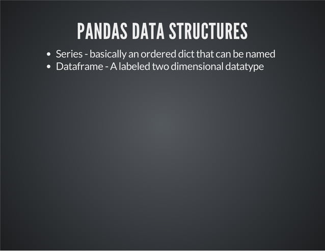 Introduction to Pandas | PDF