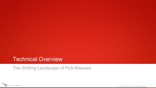 2015 CrowdStrike, Inc. All rights reserved.
Technical Overview
The Shifting Landscape of PoS Malware
 