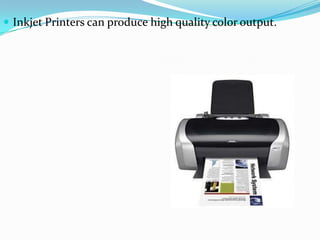 To Color Output Device Output devices | PPTX