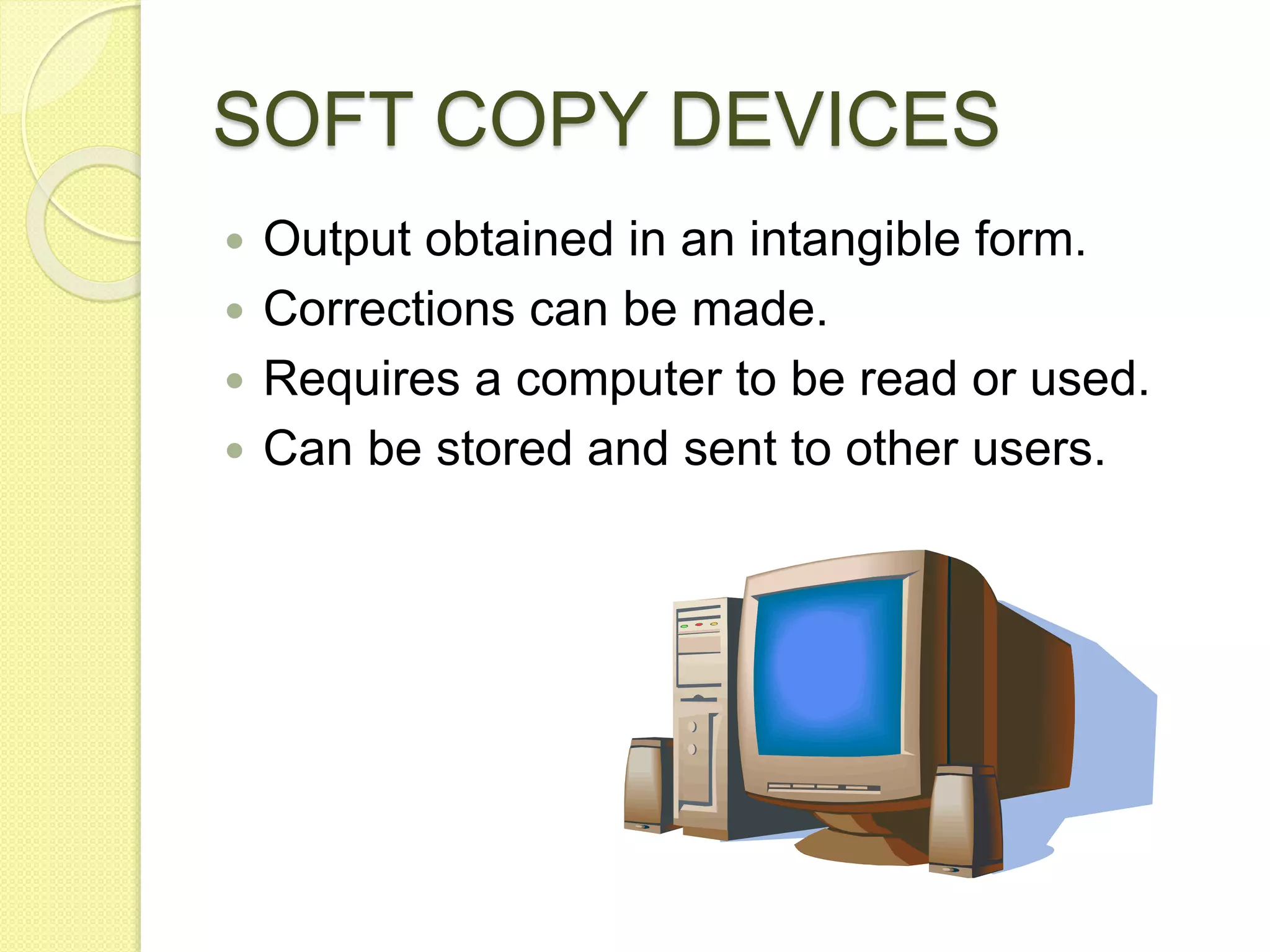 Output devices | PPT