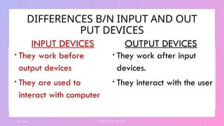 COMPUTER OUTPUT DEVICES DEVICES FOR BASIC 5.pptx