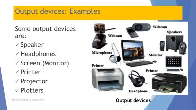 Different Types Of Output Devices