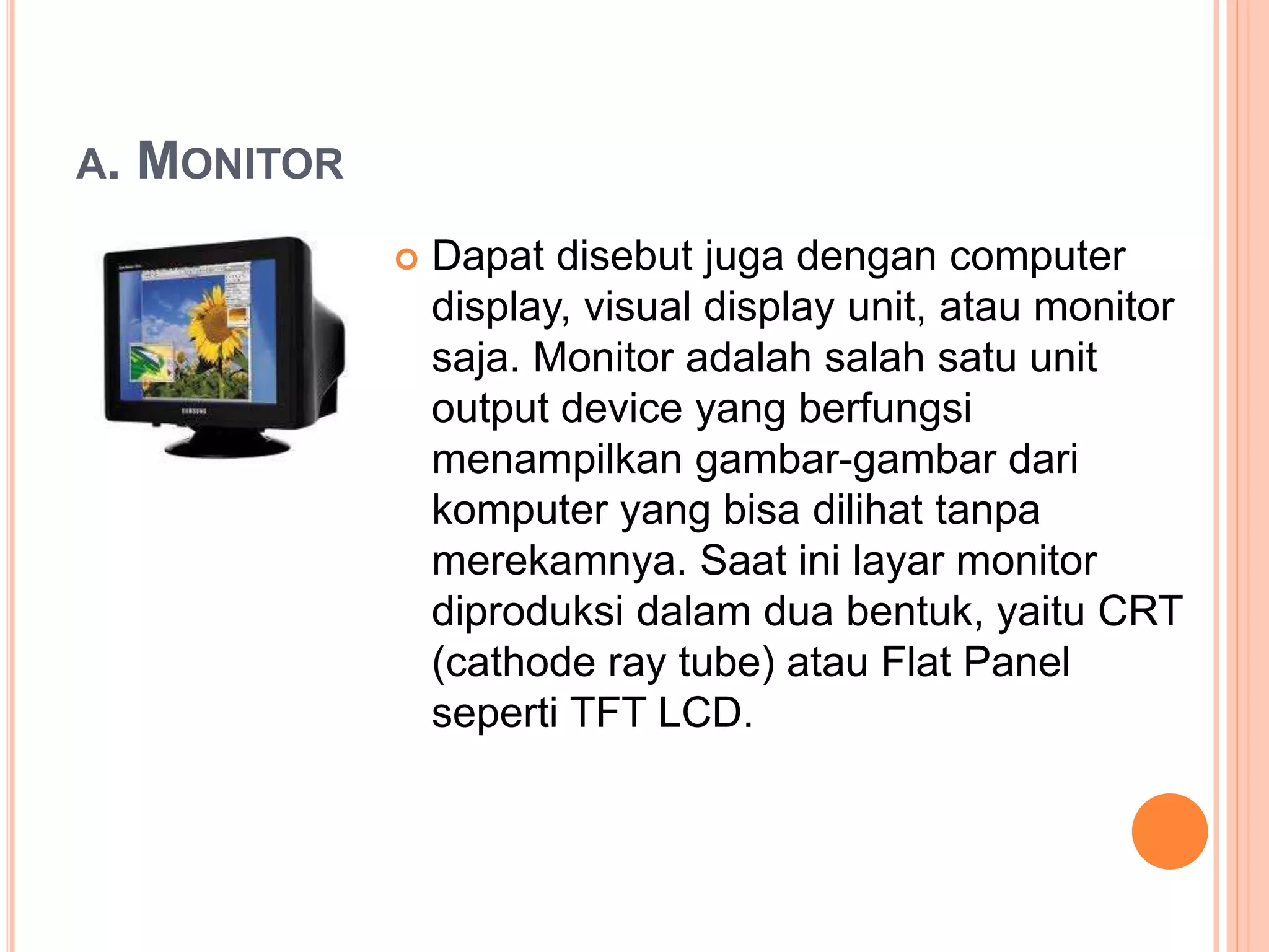Output dan input komputer | PPT