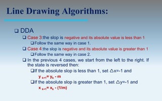 Output primitives computer graphics c version | PPT