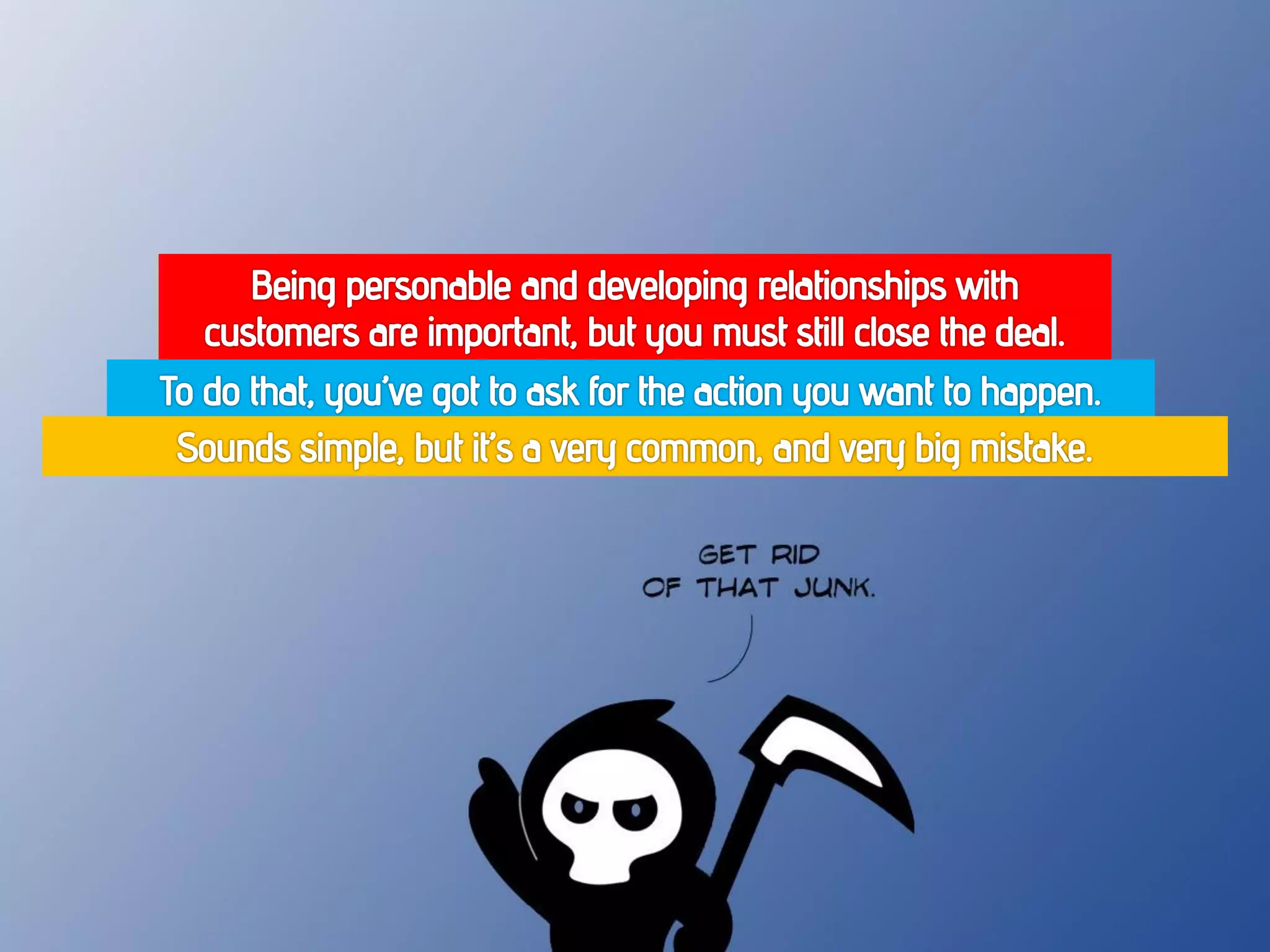 Outrageous Sales Mistakes