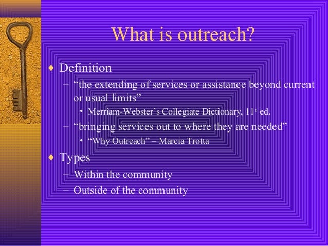 Outreach