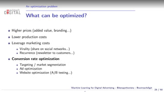 Machine Learning for Digital Advertising Slide 28