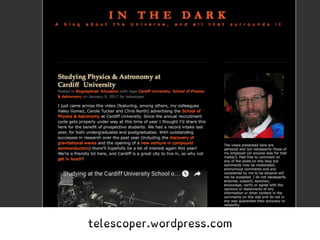 telescoper.wordpress.com
 