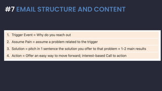 #7 EMAIL STRUCTURE AND CONTENT
 