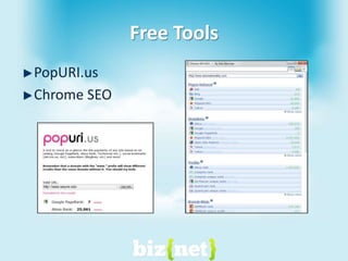 Free ToolsPopURI.usChrome SEO