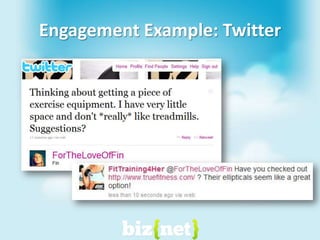 Engagement Example: ForumsSource: http://www.abc-of-fitness.com forum