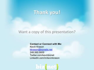 Measuring ResultsGoogle Analytics (Traffic)Search Engine Results PagesPageRankAlexa RankInbound LinksLeads, Sales, etc.Traction