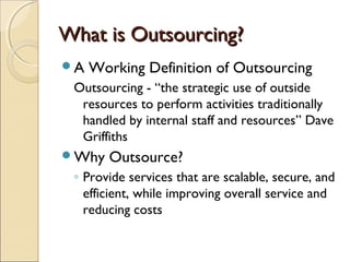 Outsource Definiition Outsource company islamabad pakistan | PPT