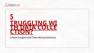 Outsource Data Mining Services for Market Research StastWork.pptx