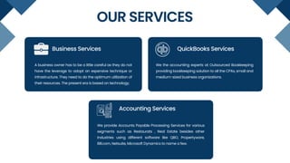 Outsourced Bookkeeping Accounting Services | PDF