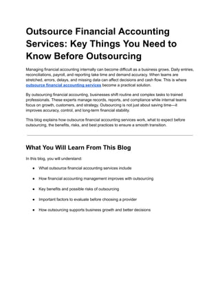 Outsource Financial Accounting Services_ Key Things You Need to Know ...