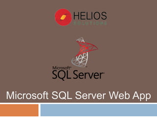 Microsoft SQL Server Web App
 
