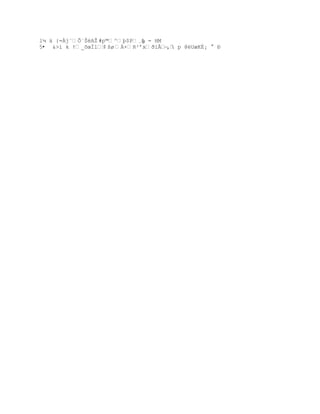 l¼ ä {=Àj¨Õ`ŠAŢ #p©^Ū$P¸L = HM
                              g
5• í k Ÿ_šœÏl¡ šø À×R²řxŦiÂ, p @ëUæKÈ¡ ° Ð
                                    ŕ 
 