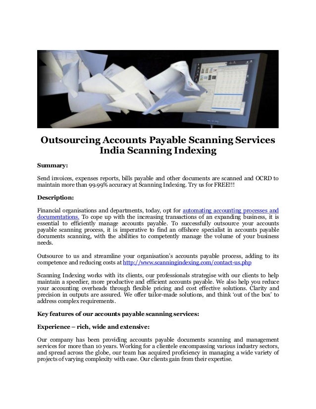 accounts payable scanning