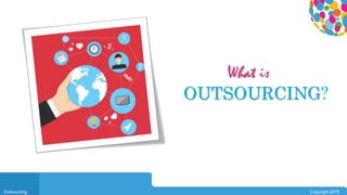 0104
Outsourcing Copyright 2015
What is
OUTSOURCING?
 