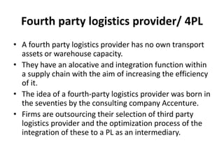 Outsourcing of Supply Chain Management | PPTX